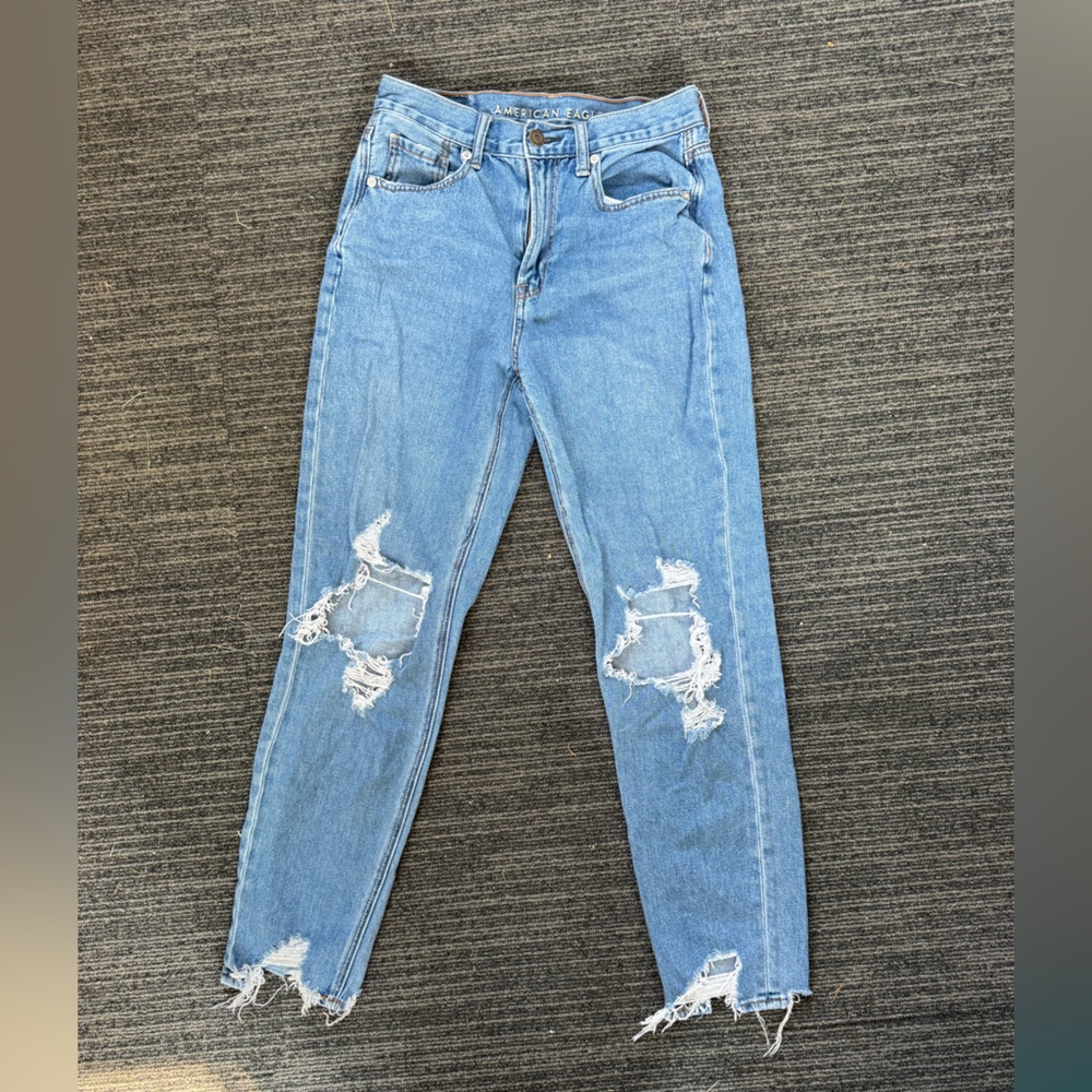 American Eagle Outfitters Blue Straight Leg Jeans